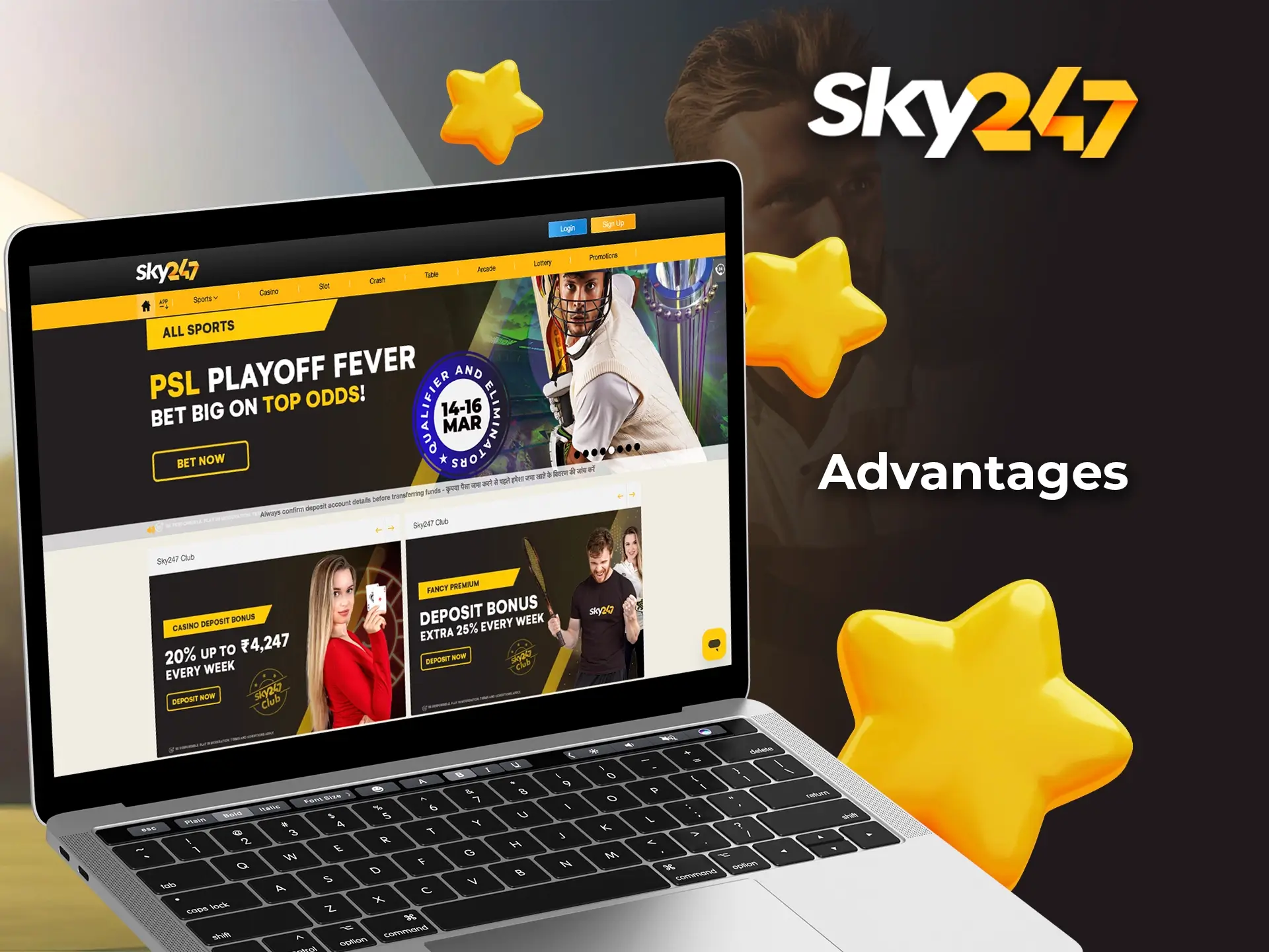 Use bookmaker Sky247 for your betting needs and introduction to the sport of cricket within India.