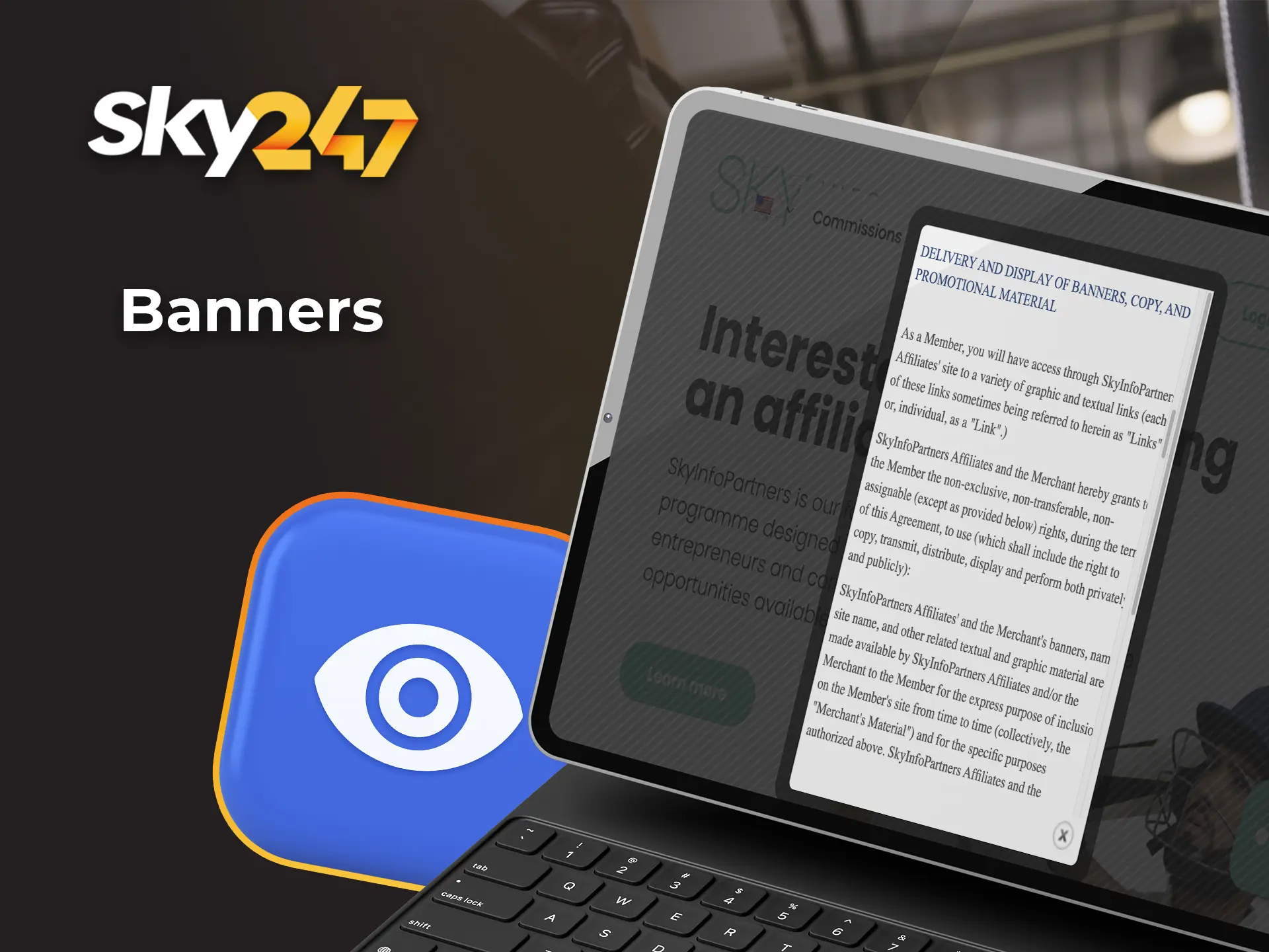 Learn the main feature when placing banners with Sky247 Casino.